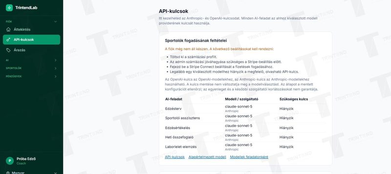 API-kulcsok: melyik feladathoz melyik szolgáltató kulcsa kell